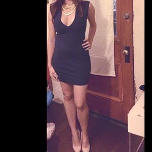 Deep V-Neck Bec and Bridge Mini Dress